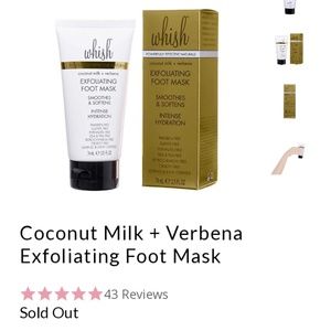 Whish exfoliating foot mask